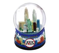 Great Places To You New York Snow Globe - 65MM Skyline, Modern Glass Snow Globe