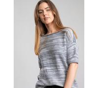 Great Plains Olivia Ottoman Striped Womens Jumper - Classic Navy/Optic White - L
