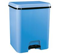 Great Plastic 2544 Eco-Friendly Duo Bin, Blue, 52 L