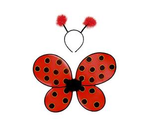 Great Pretenders Ladybird Wings with Headband