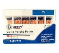 Great Pro Taper Gutta Percha Points-F3 (60 Points)