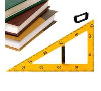 Great Protractor for Teachers, Geometric Measuring Tool, Magnetic Protractor with Ruler for Engineers, Architects, Engineers, Artists, Designers and Classes