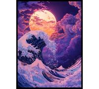 (Great Purple Wave) - 100ct Textured Matte TCG/MTG Card Art Sleeves