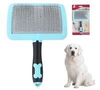 Great Pyrenees Brush,Dog Brush for Great Pyrenees,De-shedding and Fluffing Grooming Brush,Gifts for Great Pyrenees,Blue