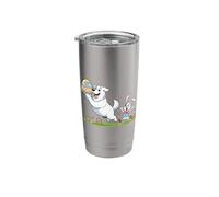 Great Pyrenees Bunny Easter Egg Kids Mens Womens Easter Day Stainless Steel Insulated Tumbler