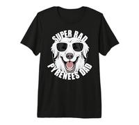 Great Pyrenees Dad Super Rad Puppy Dog Father Premium T-Shirt