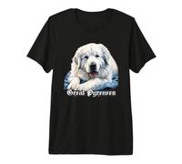 Great Pyrenees Dog on Blanky Premium T-Shirt