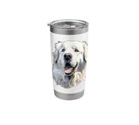 Great Pyrenees Dog Portrait Stainless Steel Insulated Tumbler
