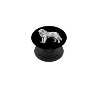 Great Pyrenees Illustration PopSockets Adhesive PopGrip