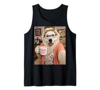 Great Pyrenees Selfie Meme Humor Mom Mommy Love Appreciation Tank Top