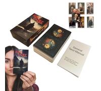 Great Red Fairies - Tarot, Popular English Board Game | Oracle Cards - Red Fairy Tarot Decks, Divination Tools, with Attractive Design Tarot Cards