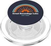 Great Sacandaga Lake New York NY Rainbow PopSockets PopGrip for MagSafe