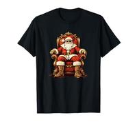 Great Santa Takes The Crown on His Holiday Throne T-Shirt