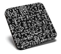 Great Single Coaster Square - Icelandic Viking Nordic |Glossy Quality Coasters | Tabletop Protection for Any Table Type #2508