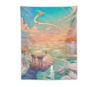 Great Sky Island Tears of The Kingdom Artwork Gaming Posters Wall Tapestry Scroll Tapestries Art Painting Picture Bedroom Decor Home 30"x40"