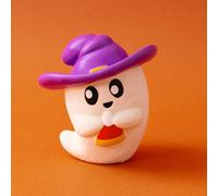 GREAT & SMALL Creepy Cuties Latex Ghost with Candy Dog Toy
