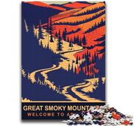 Great Smoky Mountains 2000 Pieces Jigsaw Puzzles for Adults And Teens, Challenging Game Gifts for Is Ideal As A Gift for The Whole Family 2000pcs(70x100cm)