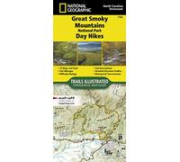 National Geographic – Great Smoky Mountains Day Hikes Map: 1702 – Topographic Map Guide