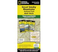 National Geographic Map Pack – Great Smoky Mountains – Trails Illustrated Topographic Maps