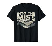 Great Smoky Mountains Misty Mountain Minimalist Trail Hiker T-Shirt