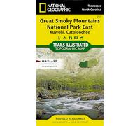Great Smoky Mountains Nat Park East: Trails Illustrated National Parks (National Geographic Trails Illustrated Map)