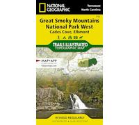 Great Smoky Mountains Nat Park West: Trails Illustrated Maps (National Geographic Trails Illustrated Topographic Map)