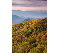 Great Smoky Mountains National Park Journal: 120 page 6 x 9 notebook, Lined journal to write in with extra unlined pages for drawing, cover showing ... Appalachian Trail, North Carolina, Tennessee