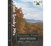 Great Smoky Mountains National Park Junior Notebook: Wide Ruled Adventure Notebook for Kids and Junior Rangers