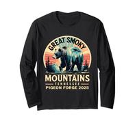 Great Smoky Mountains Pigeon Forge 2025 Bear Adventure Long Sleeve T-Shirt