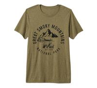 Great Smoky Mountains Tennessee National Park Bear Premium T-Shirt