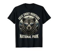 Great Smoky Mountains Tennessee National Park Bear Value Graphic T-Shirt