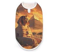 Great Sphinx And Pyramids of Giza Ancient Egypt Dog Clothes Printed Pet Shirts Summer Vest T-Shirt Sweatshirt for Small Dogs Cats S