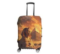 Great Sphinx and Pyramids of Giza Ancient Egypt Suitcase Cover Washable Luggage Protective Covers Travel S