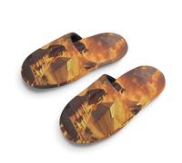 Great Sphinx And Pyramids of Giza Ancient Egypt Unisex Slippers Warm House Shoes Indoor Slipper Boys And Girls