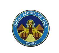 Great Sphinx of Giza Egypt Embroidered Iron on sew on Patch Travel Souvenir