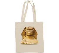 Great Sphinx Of Giza Egypt Natural Cotton Tote Bag White