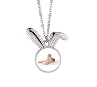 Great Sphinx of Giza in Egypt Rabbit Necklace Pendant Bunny Animal Jewelry Gift