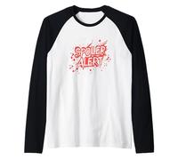Great Spoiler Alert Emblem for Man and Woman Raglan Baseball Tee