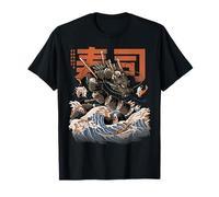 Great Sushi Dragon Japanese Food Kawaii Dragon Anime T-Shirt