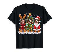 Great Swiss Mountain Dog Merry Christmas Santa Hat Holidays Value Graphic T-Shirt