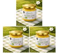 Great Taste 2020 Winner - Organic Certified - Grass Fed Cows - English Ayurvedic Clarified Ghee by Organic Swaad 300g (Pack of 3)