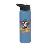 Great Tiny Nectar Vintage Unique Playful Vivid Humming Bird Stainless Steel Insulated Water Bottle