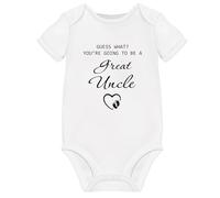 Great Uncle Baby Announcement Ideas Onesie Gift Surprise Brother Pregnancy Reveal Coming Soon Due 2025 2026 Vest Personalised Babygrow Onesie