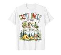 Great Uncle of The One Happy Camper Bear Camping 1st Bday T-Shirt