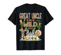 Great Uncle of The Two Wild 2nd Birthday Boy Safari Jungle T-Shirt