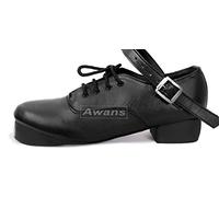 Great Value Irish Dancing Heavy Shoes, Loud Flexible Soft Sole Shoes. Size 6 Black