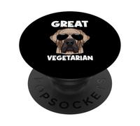 Great Vegetarian Dog Vegetable Eaters Vegan Dogs PopSockets Adhesive PopGrip