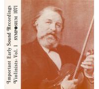 Great Violinists 1 by Bach, Brahms, Hubay, Wieniawski (1994-07-15)