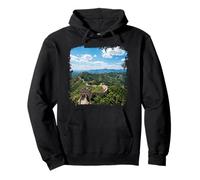 Great Wall China Mountain Landscape Historic Scene Pullover Hoodie