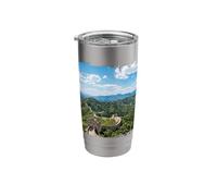 Great Wall China Mountain Landscape Historic Scene Stainless Steel Insulated Tumbler